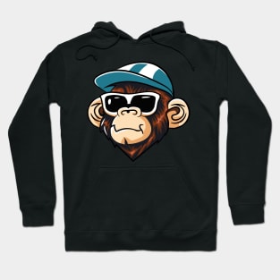 Cool monkey vector comic design Hoodie